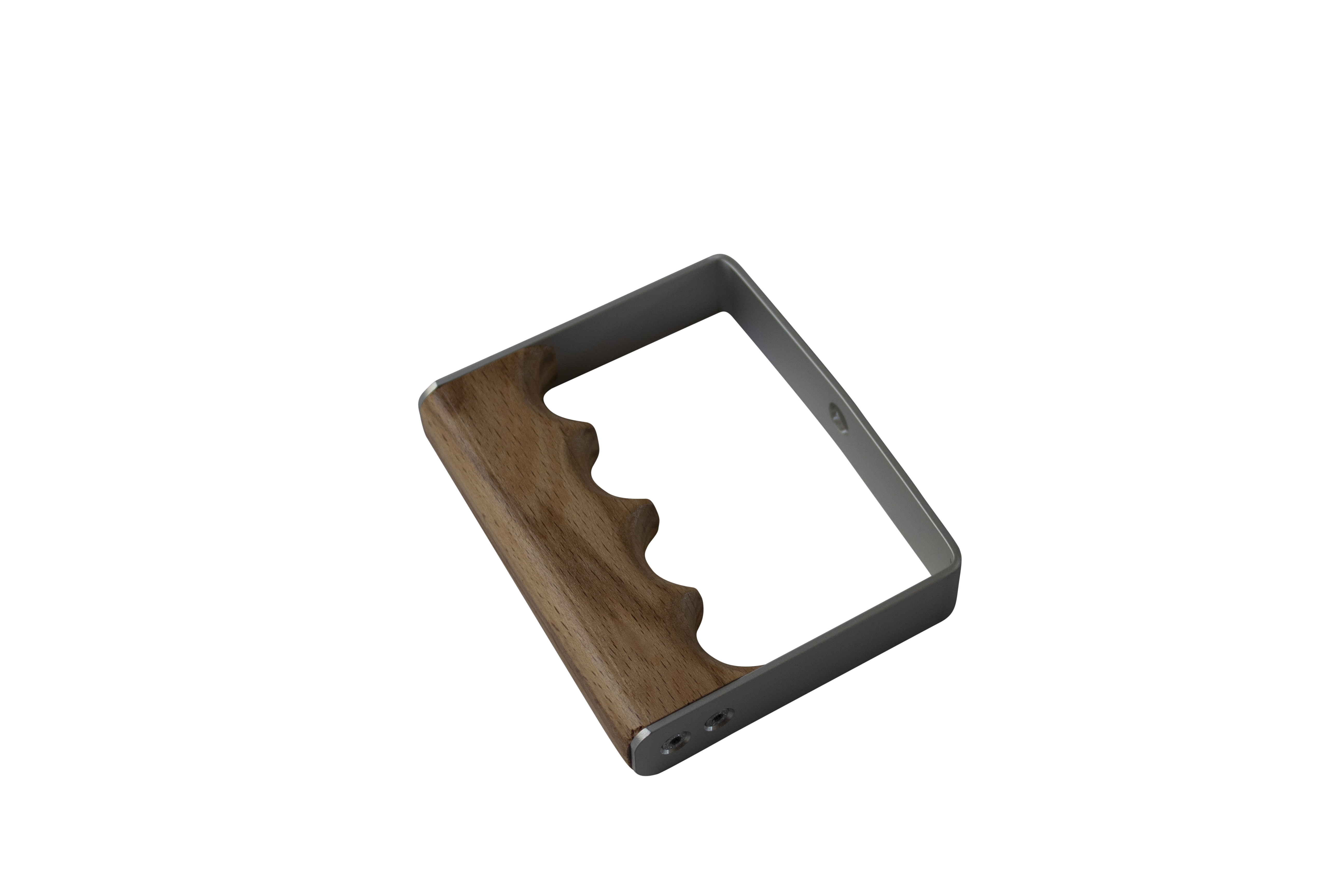 414  14  Bügelgriff, Aluminium - Holz 